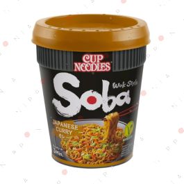 Nissin Soba Cup Curry noodles istantanei gusto Curry